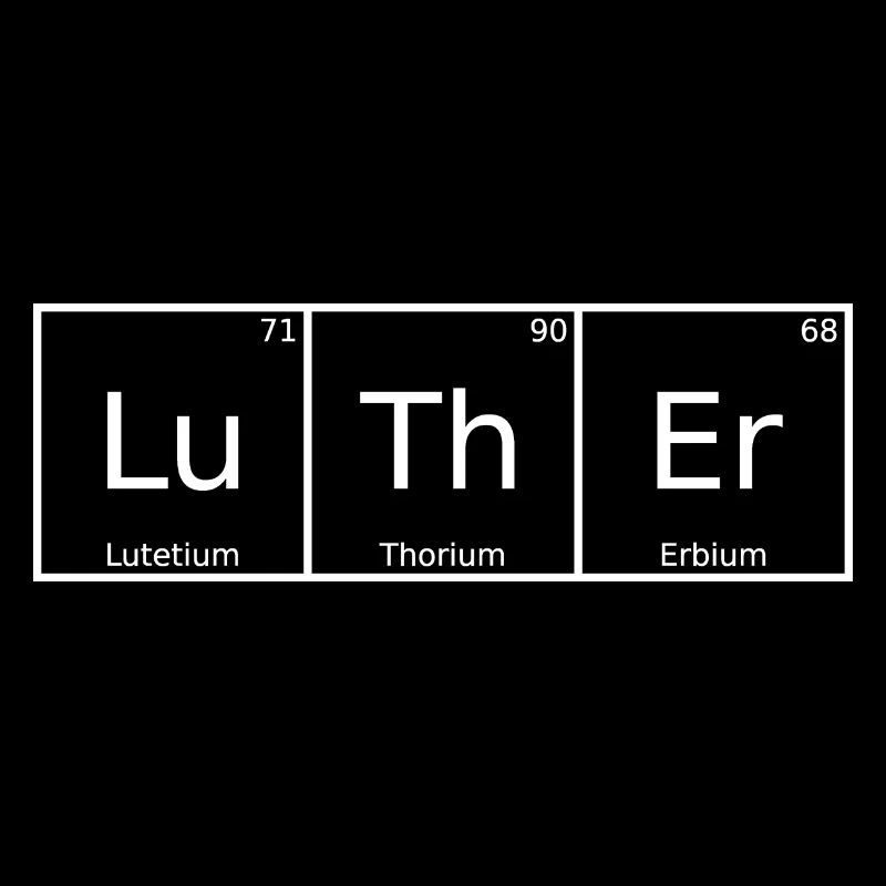 Luther Nom Prénom Chimie Tableau périodique Éléments