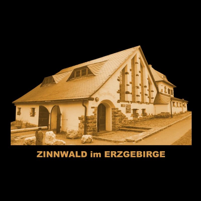 Forêt d’étain Mine d’Erzgebirge Frontière de Saxe