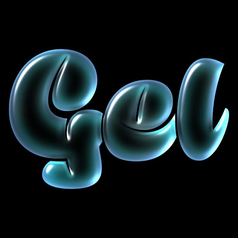 Effet de texte gel