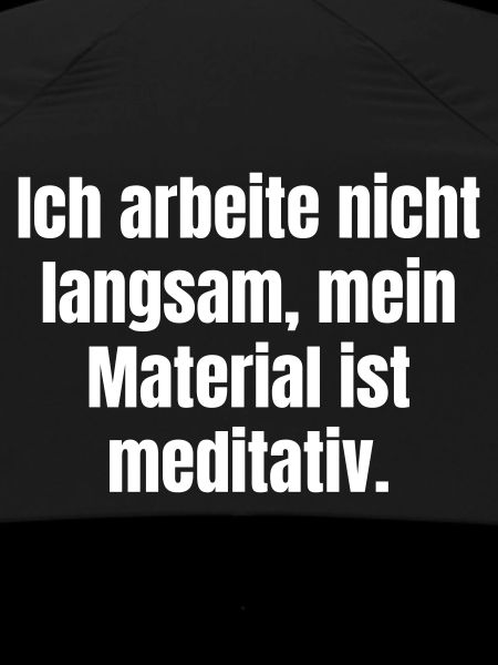 Meditative Material Statement