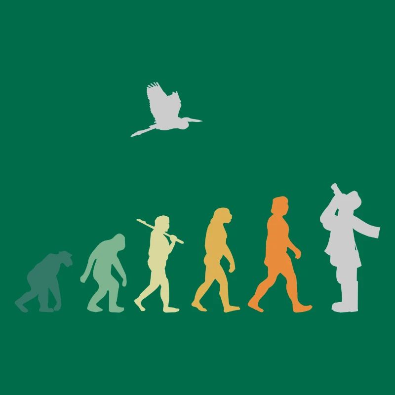 Observation des oiseaux d'ornithologie - Evolution Retro