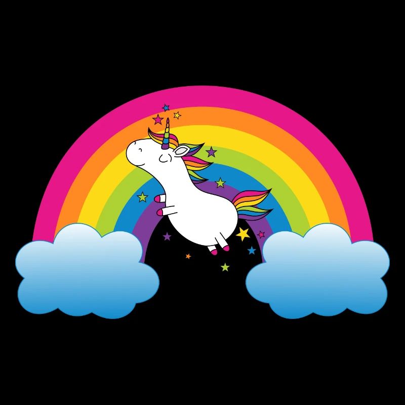 Regenbogen mit Einhorn