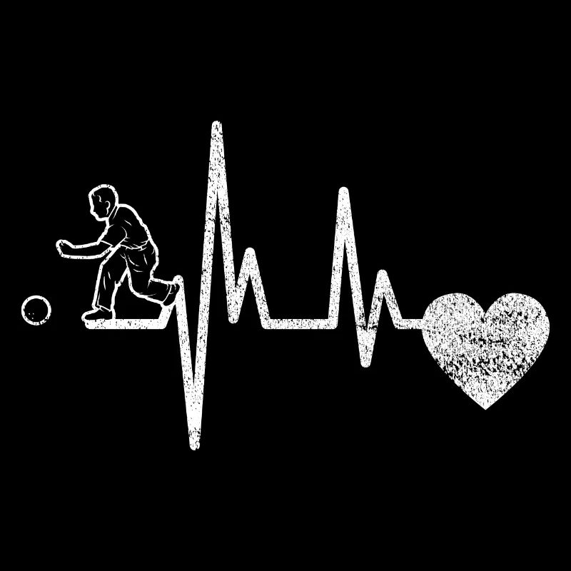 Bowling Bowling Bowling Pulse Bowling Ball Bowler ECG Cône