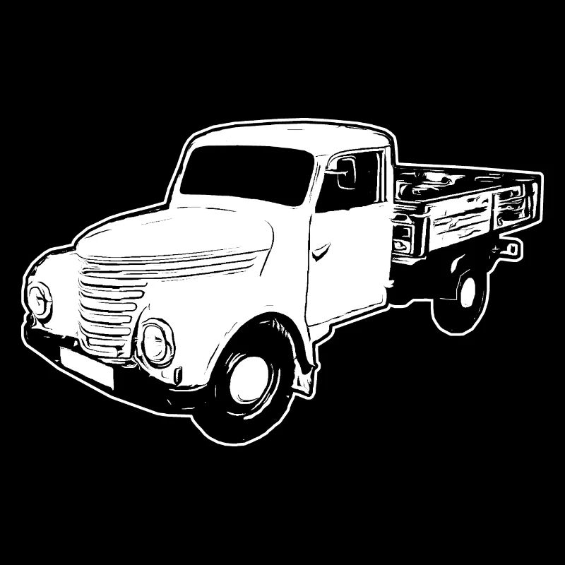 Framo flatbed transporter truck DDR IFA Oldtimer