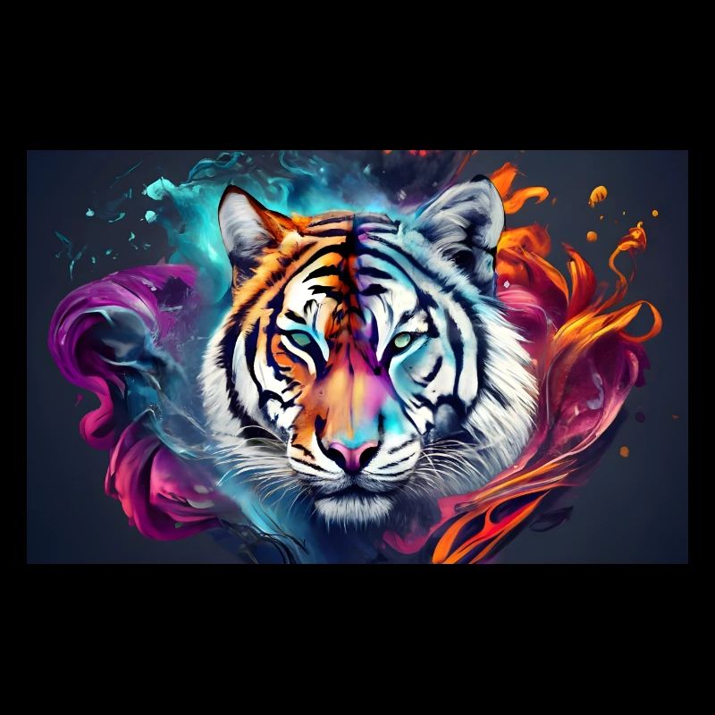 tigre coloré