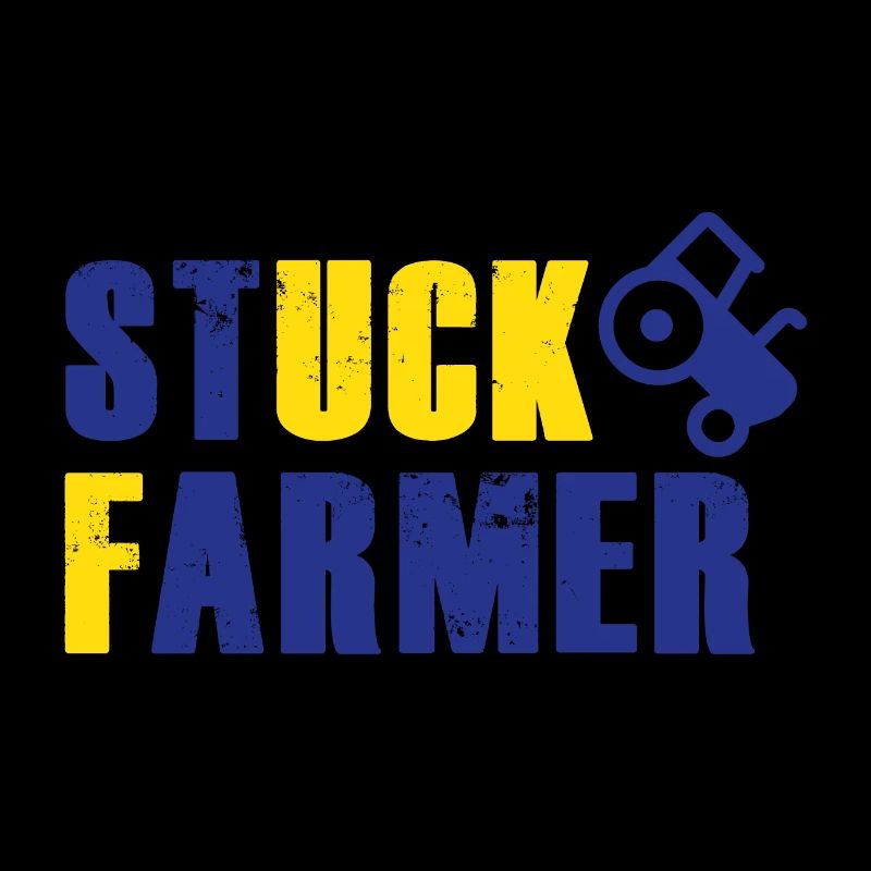 STUCK FARMER BLUE YELLOW