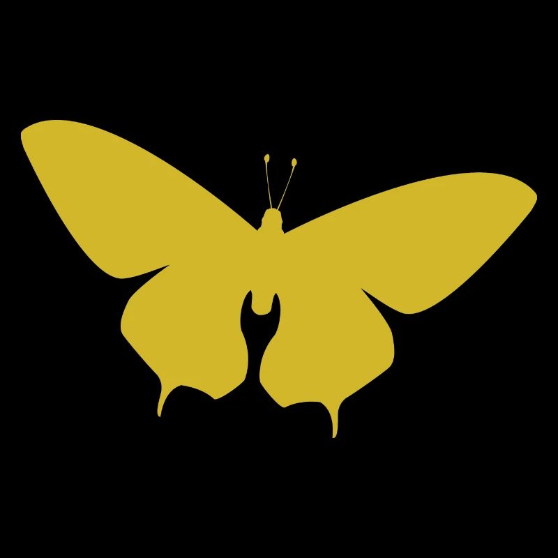 Design unique de t-shirt papillon