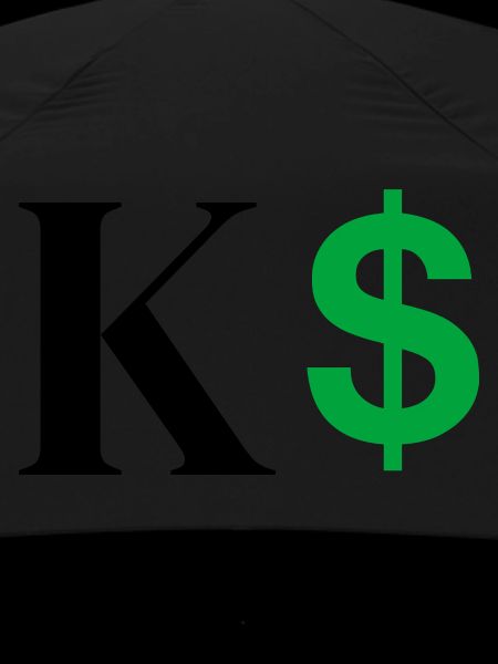 Letter k dollar