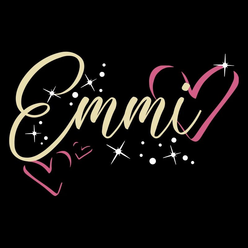 Emmi Last name First name Calligraphy heart