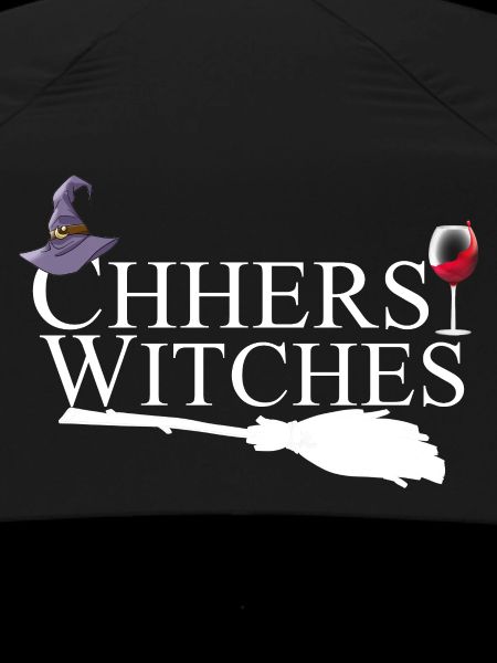 Cheers Witches Wine Halloween 