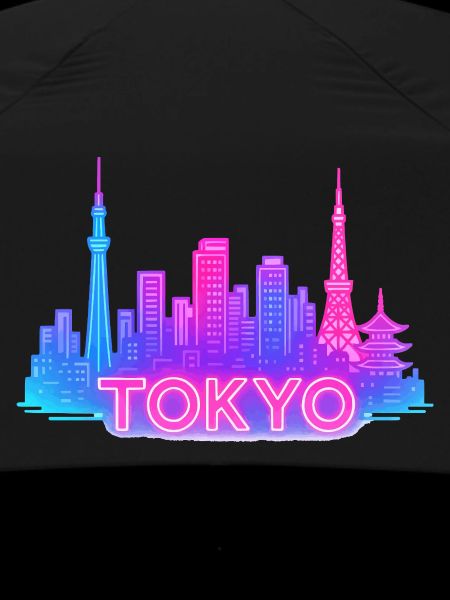 Neon Tokyo Skyline