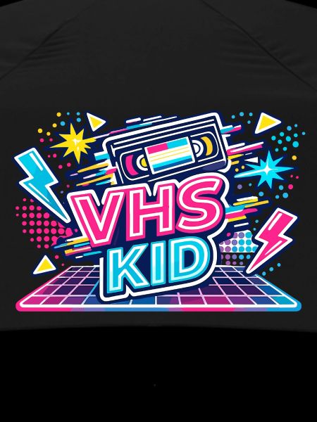 VHS KID Neon Retro