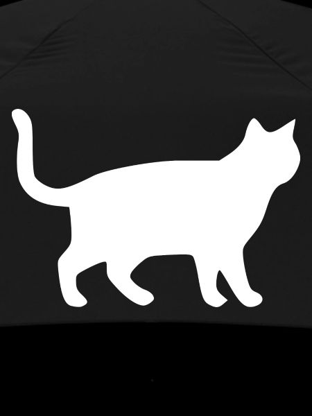 White Cat Cats Silhouettes Gift