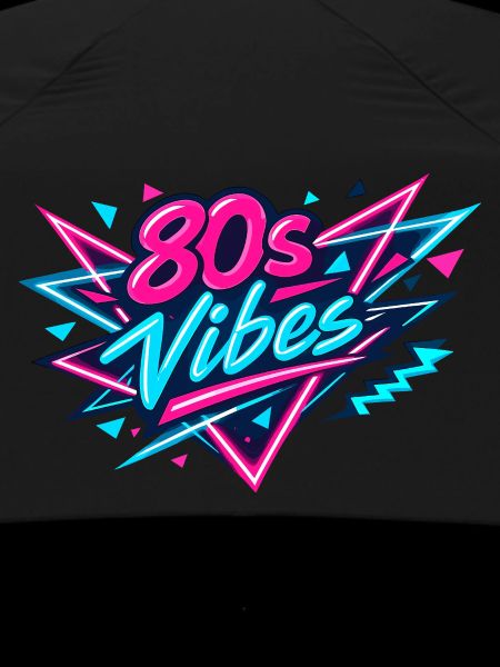 80s Vibes Neon Retro