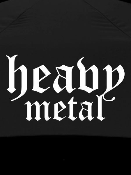 Heavy Metal Gothic Script Tee