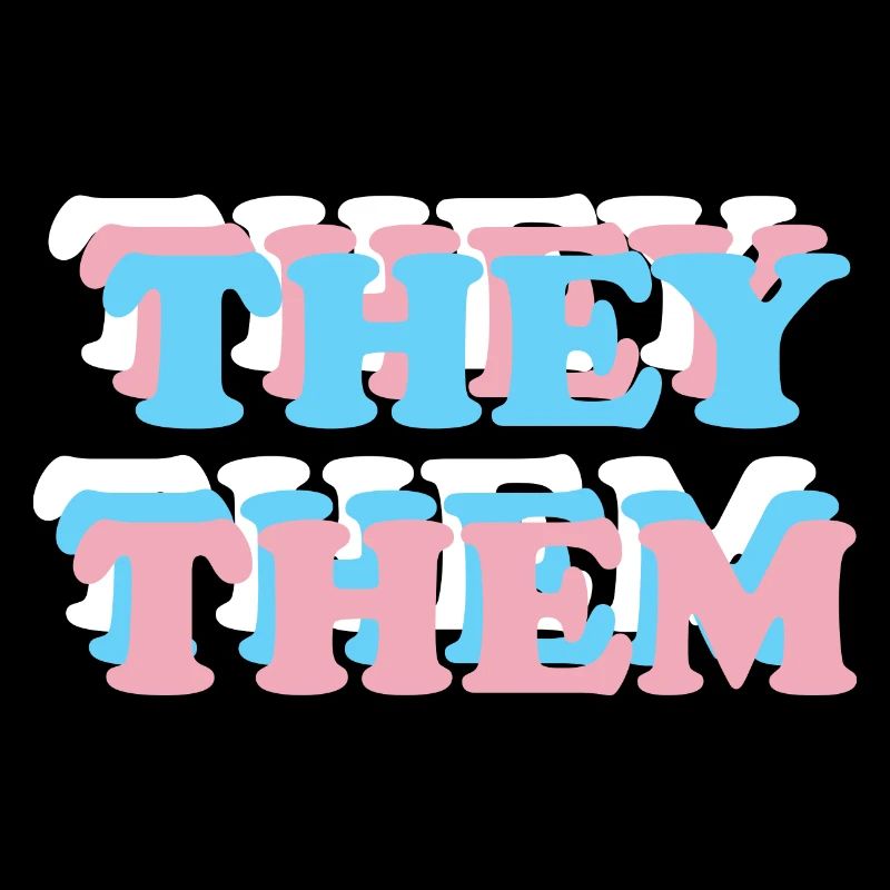 Sie / Sie Pronomen trans nicht-binär agender LGBT