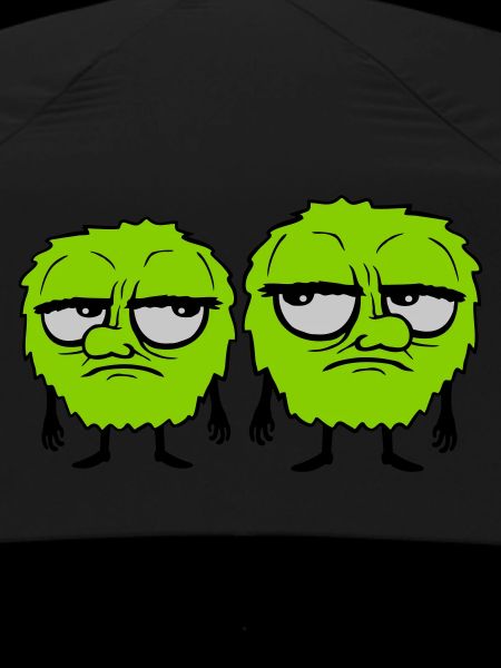 2 Monsters Roll Eyes