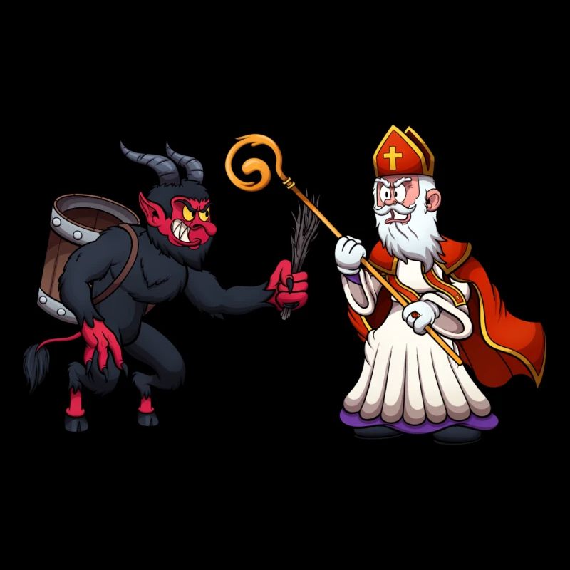 Saint Nicolas VS Krampus
