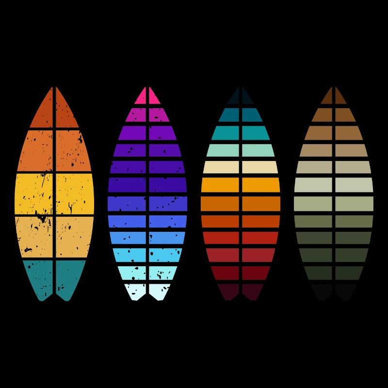 Surf surfer cadeau Vintage