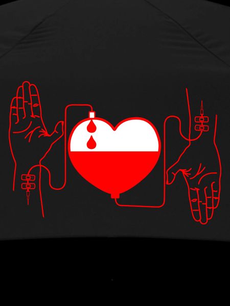 Blutspendendes Rot