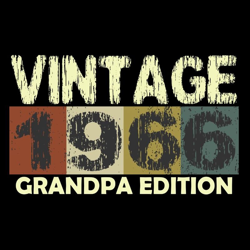 Vintage Birthday retro sunset design