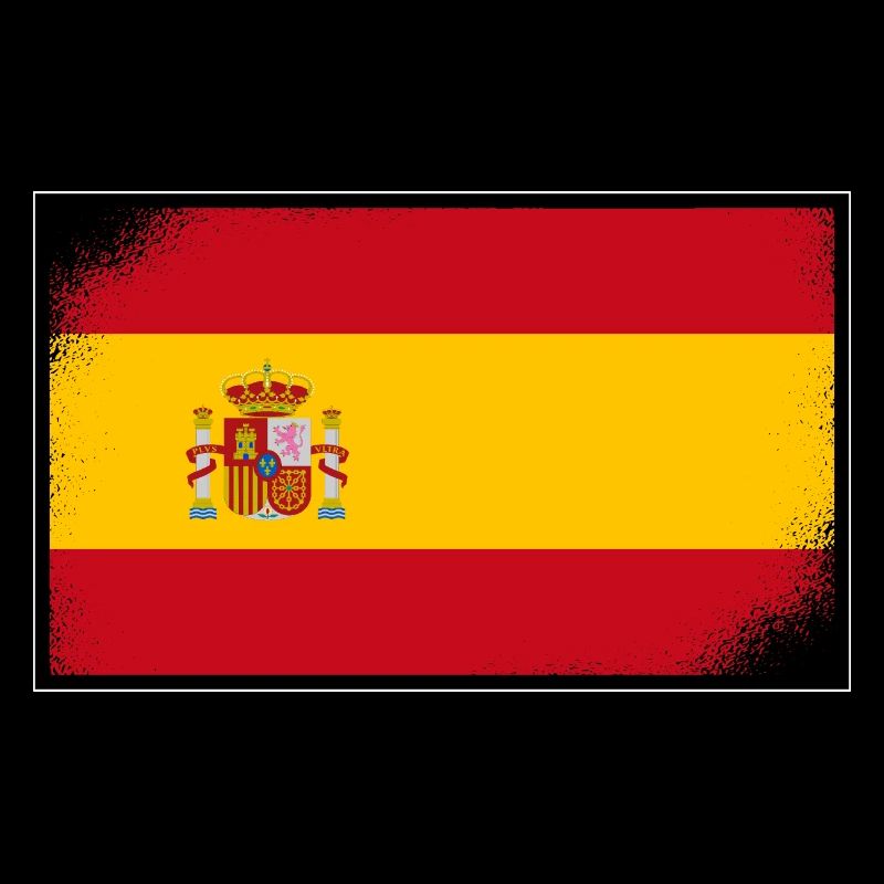 Drapeau de l’Espagne Vintage Drapeau espagnol Look vieilli