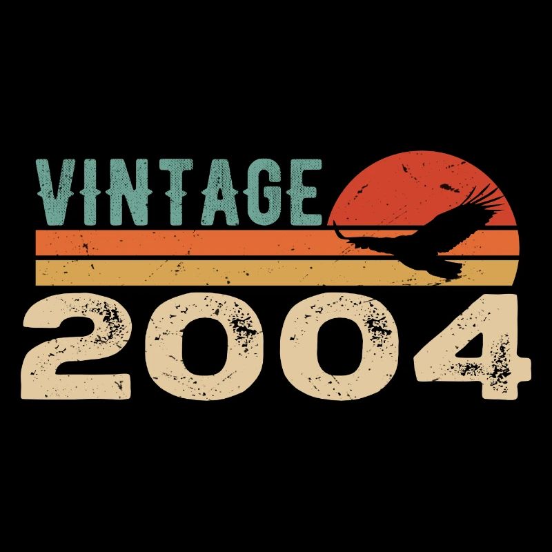 Vintage 2004 Cadeau D'anniversaire 2004 Retro 2004
