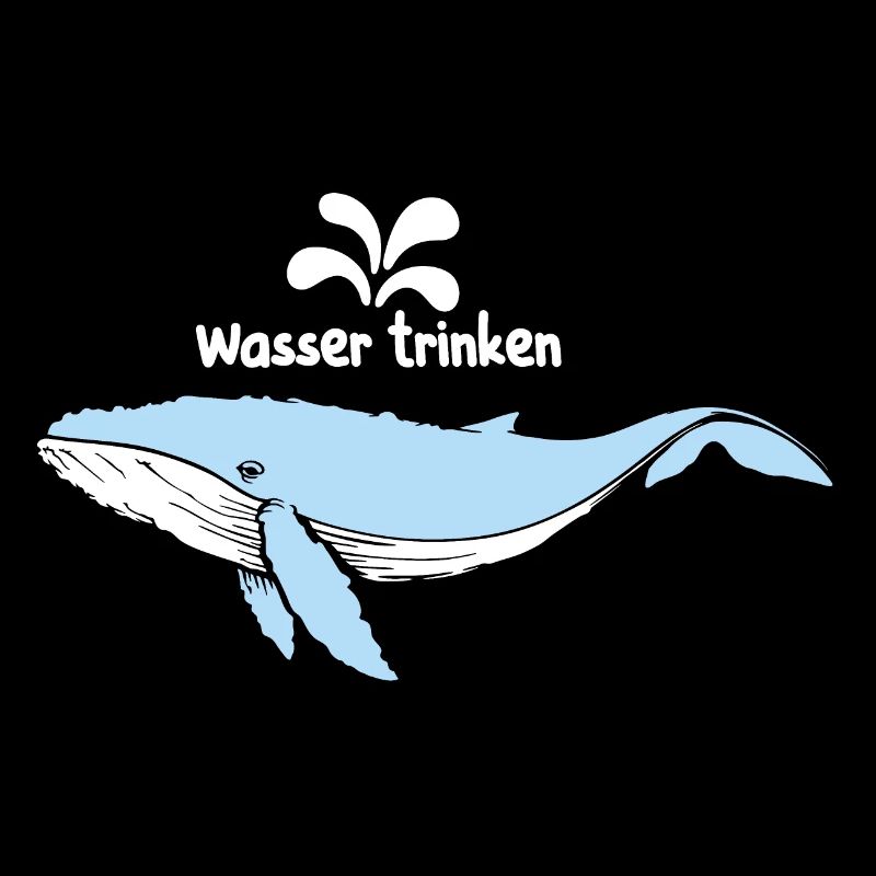 Whale and water