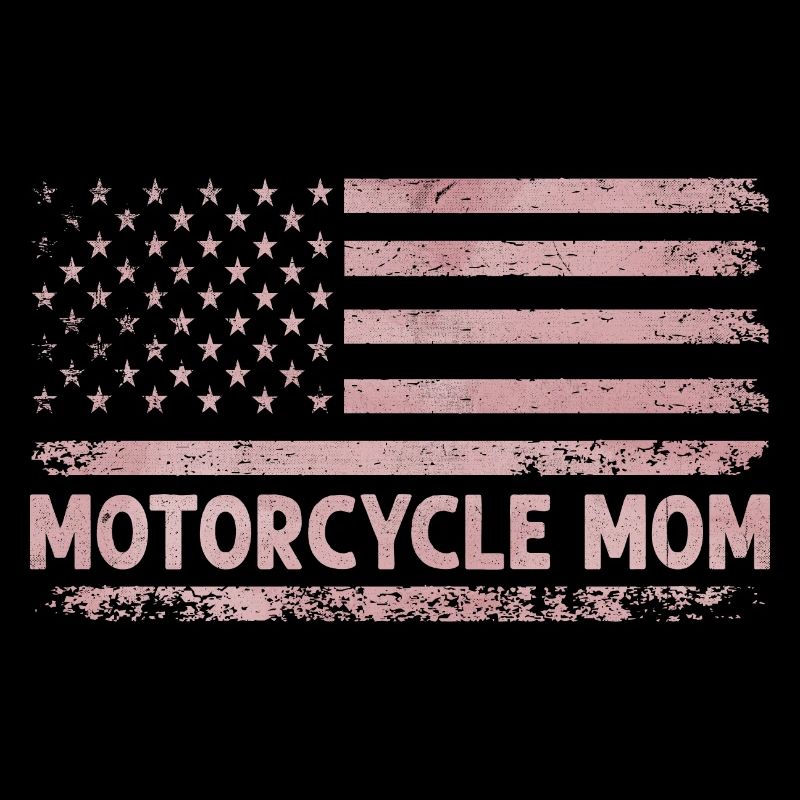 Amerikanische Flagge Motorrad Mutter Patriot Biker Mutter