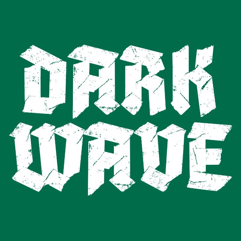 Conception du logo typographique Dark Wave