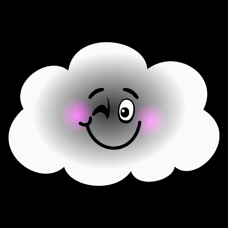 Glückliche Wolke