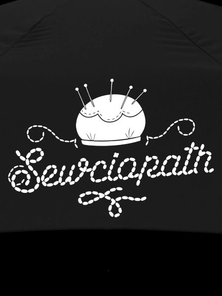 Sewciopath Thread Art Logo Tee