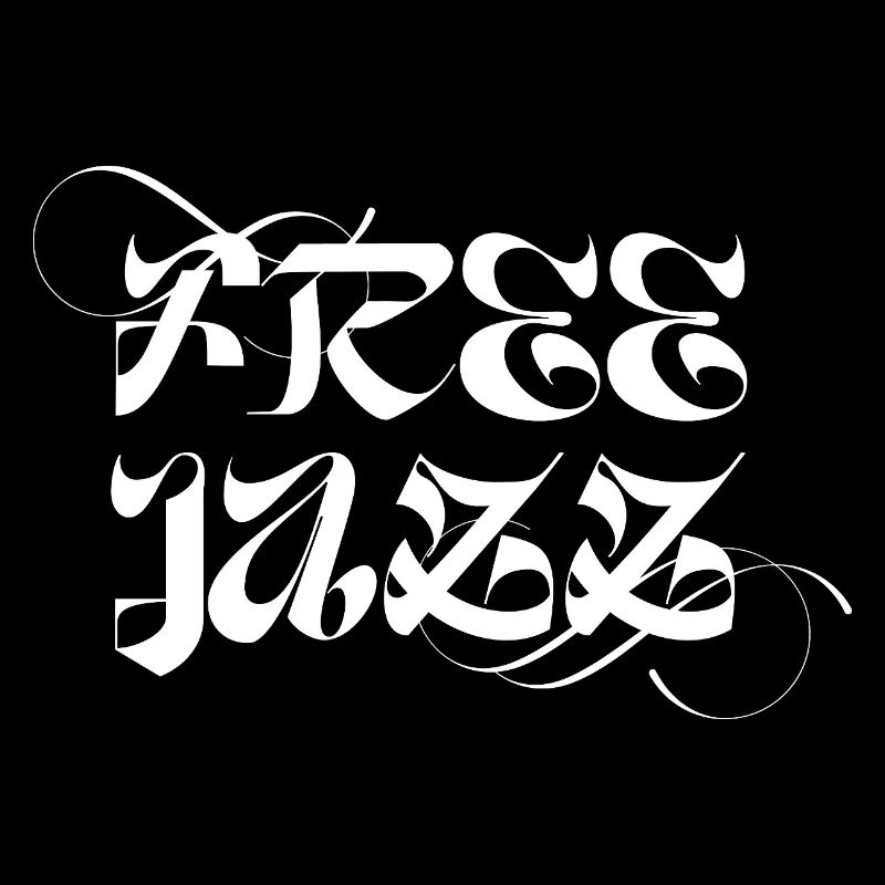 free jazz typography design