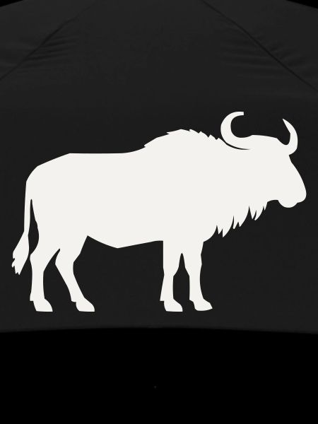 Wild Bison Silhouette