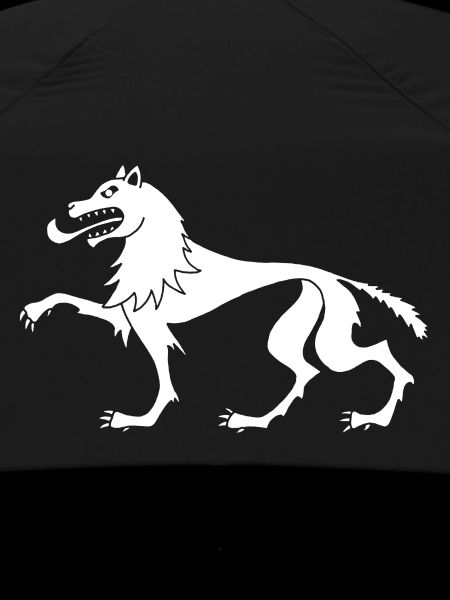 Mittelalterlicher Weißer Wolf