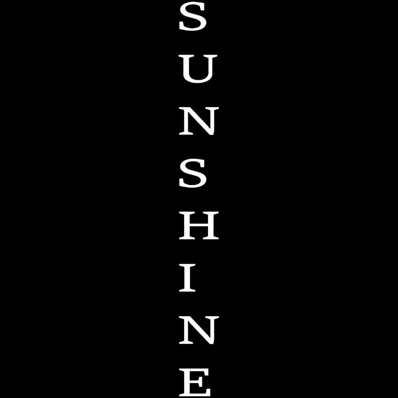 Sunshine! Trage den Sonnenschein nach außen!