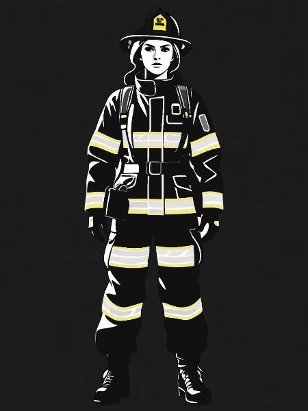Firefighter - Profession Design Sticker