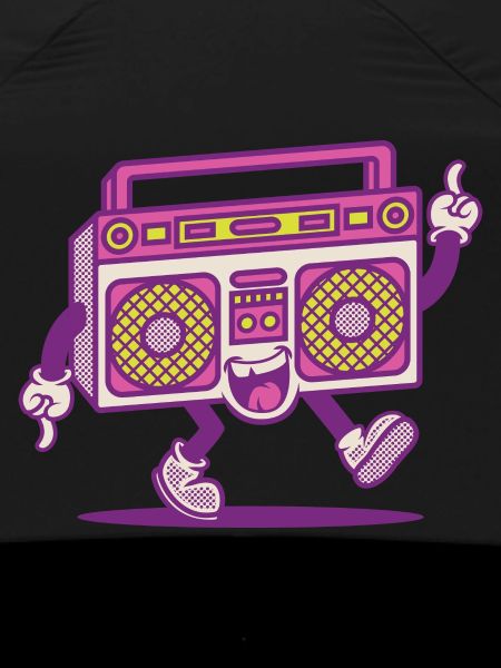 cute radio retro style