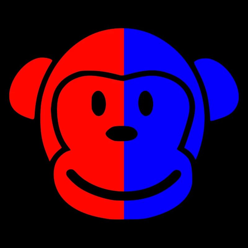 Glücklicher Affe Happy Monkey