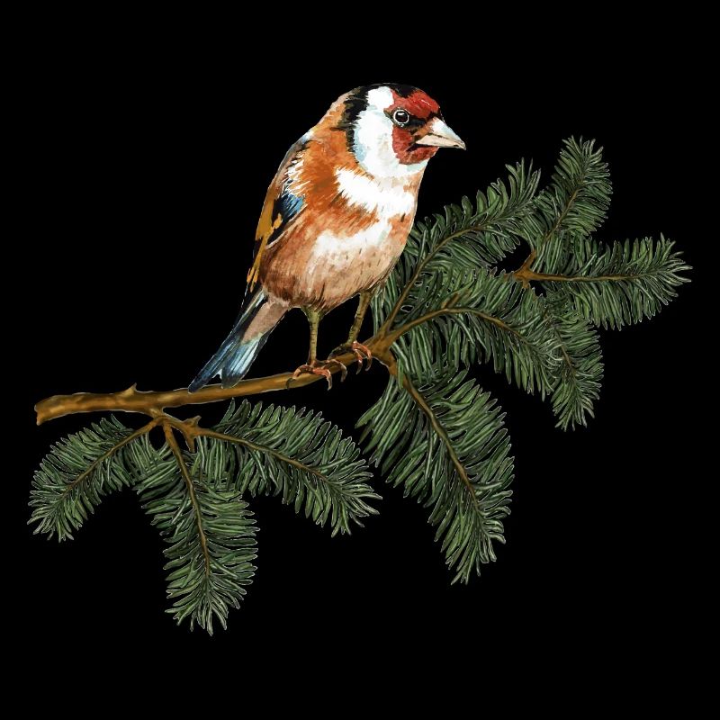 Bunter Vogel