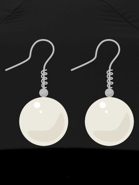 Elegante Perlenohrringe