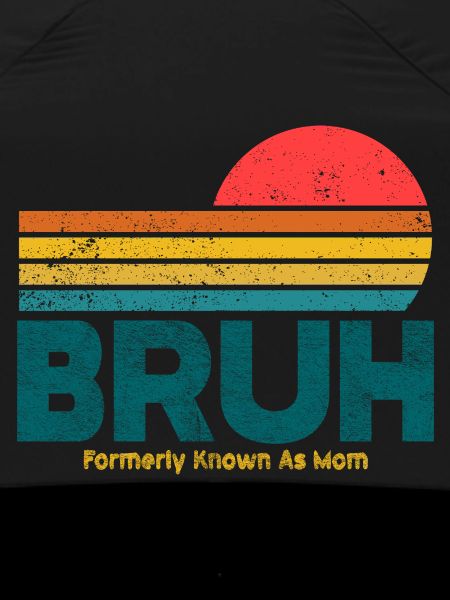 Retro Sunset Bruh Mama