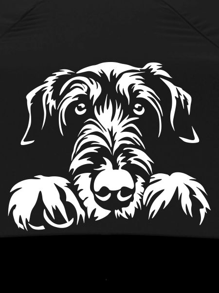 Irish Wolfhound Head "Black Edition"