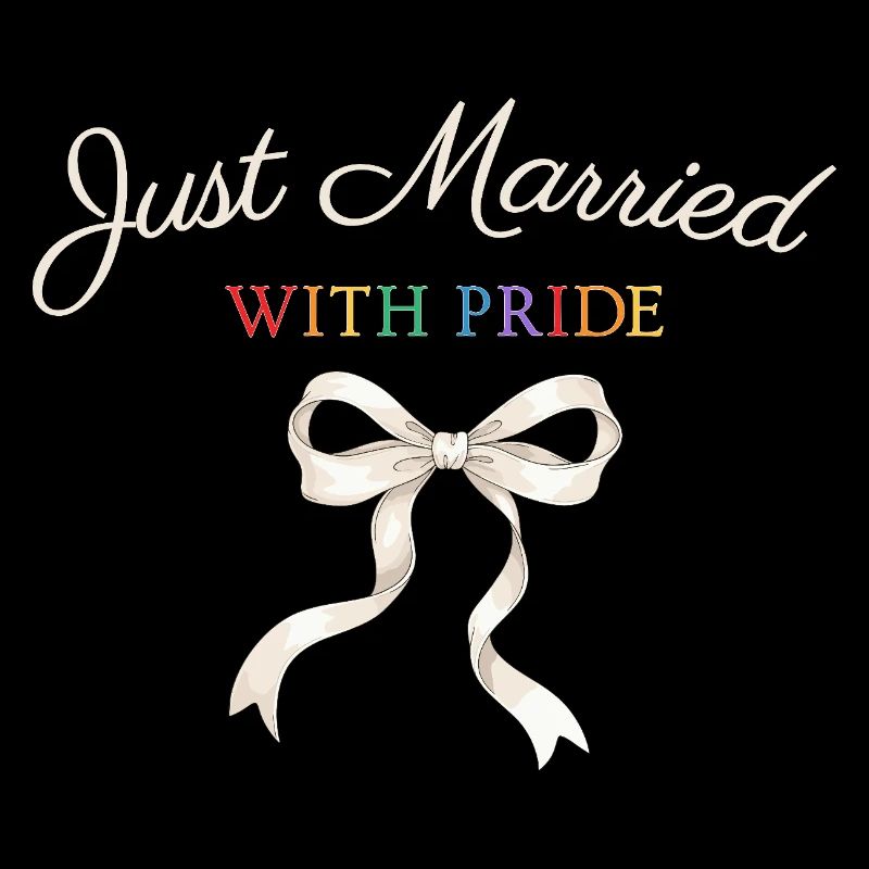 Just Married Pride Schleife