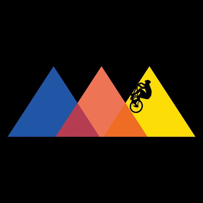 Mountain biker cycling cycling