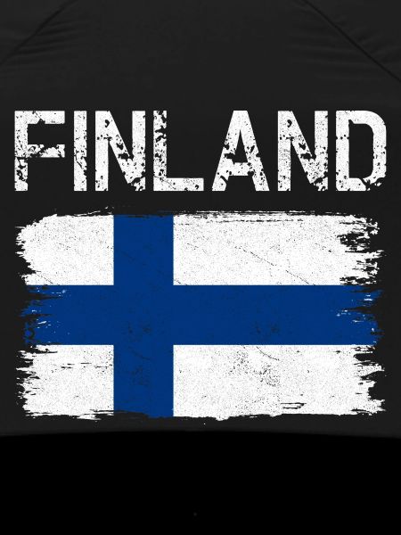 Finland Flag Distressed Brush