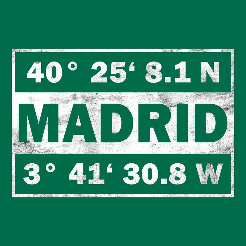 Madrid coordinates Spain Madrid