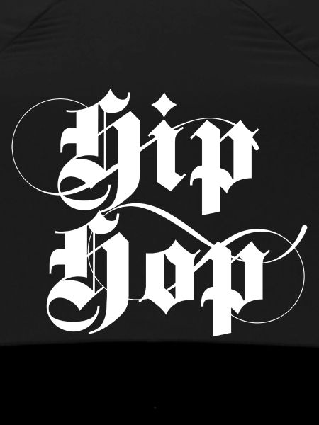 Gothic hiphop music logo.