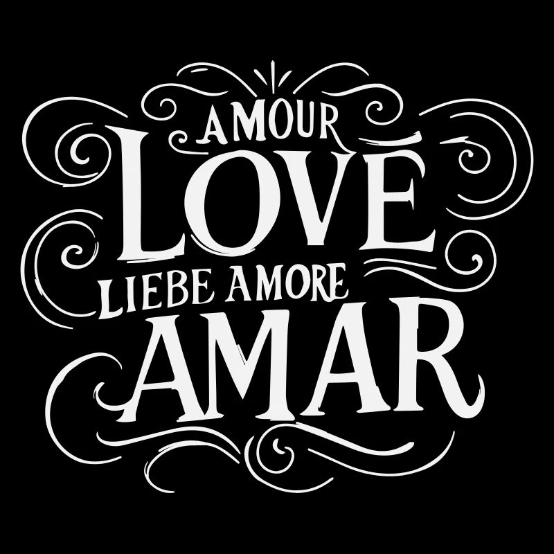 Universelle Liebe – Romantisches, verziertes Weiß