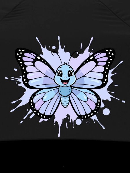 Blue Butterfly Splash Art
